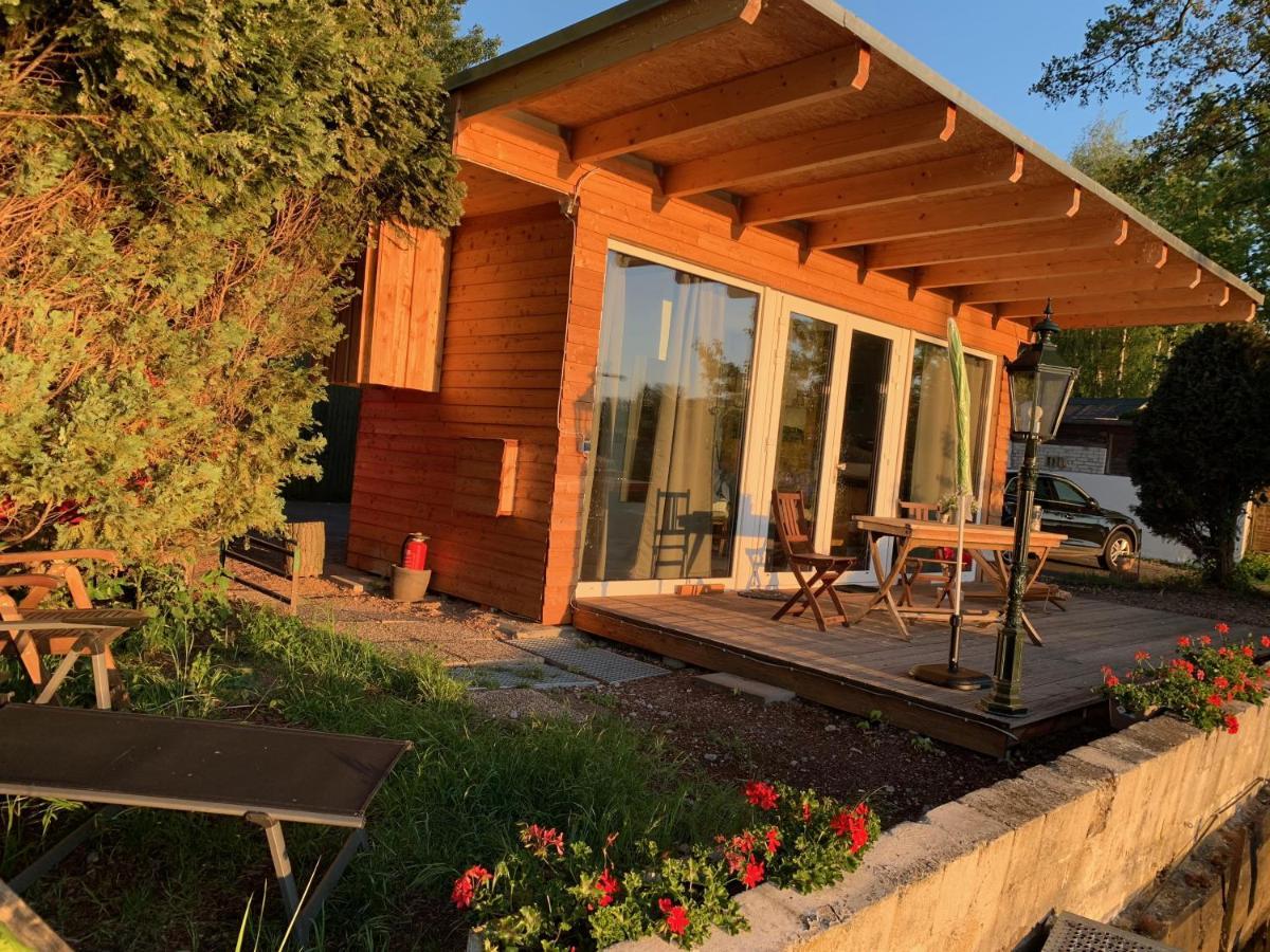 Tiny House Oder Ferienwohnung Auf Der Sunset Marina Berlin Eksteriør billede