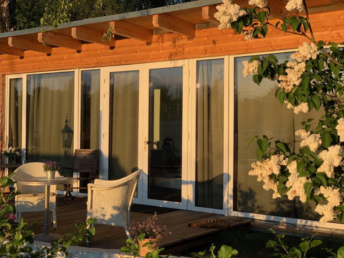 Tiny House Oder Ferienwohnung Auf Der Sunset Marina Berlin Eksteriør billede