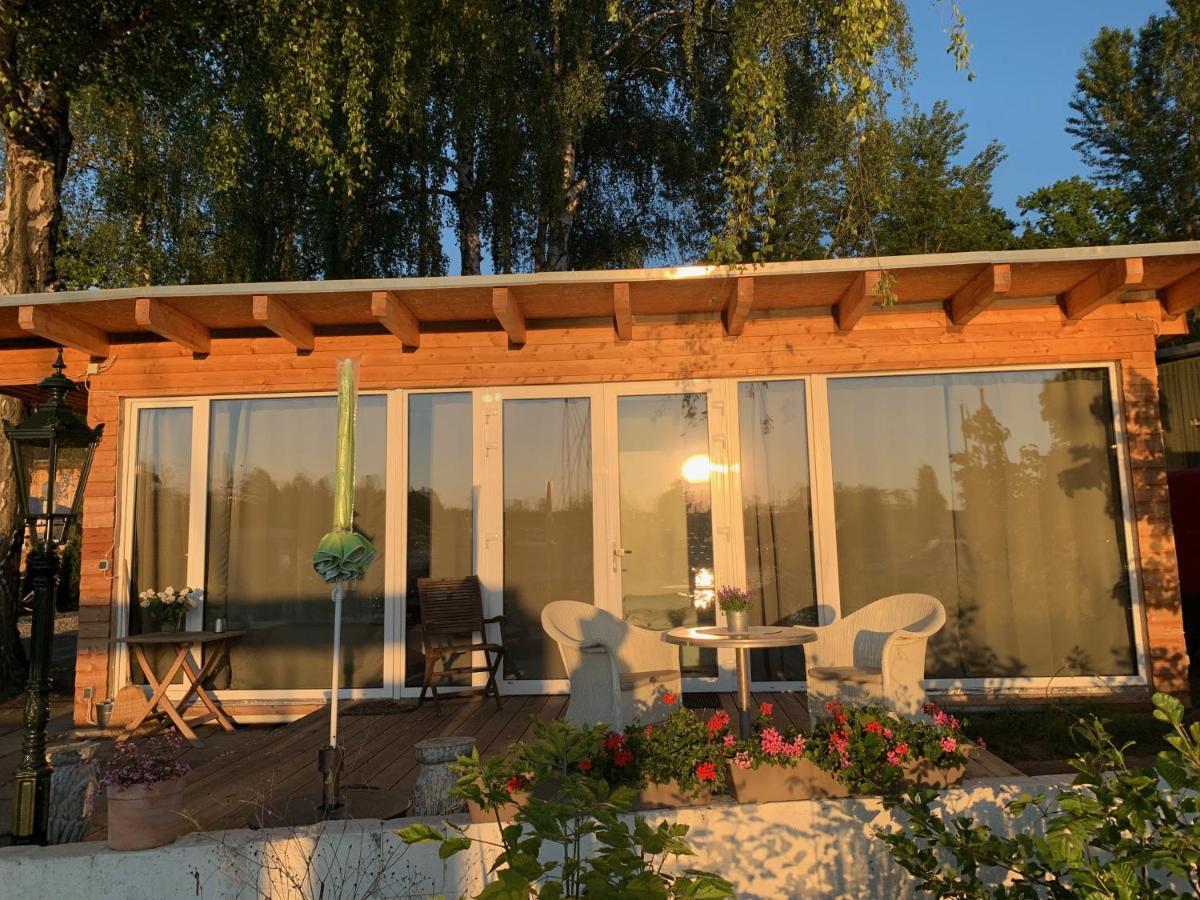 Tiny House Oder Ferienwohnung Auf Der Sunset Marina Berlin Eksteriør billede