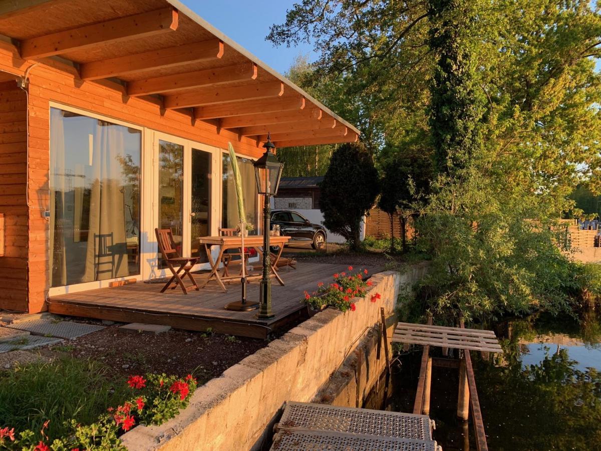Tiny House Oder Ferienwohnung Auf Der Sunset Marina Berlin Eksteriør billede