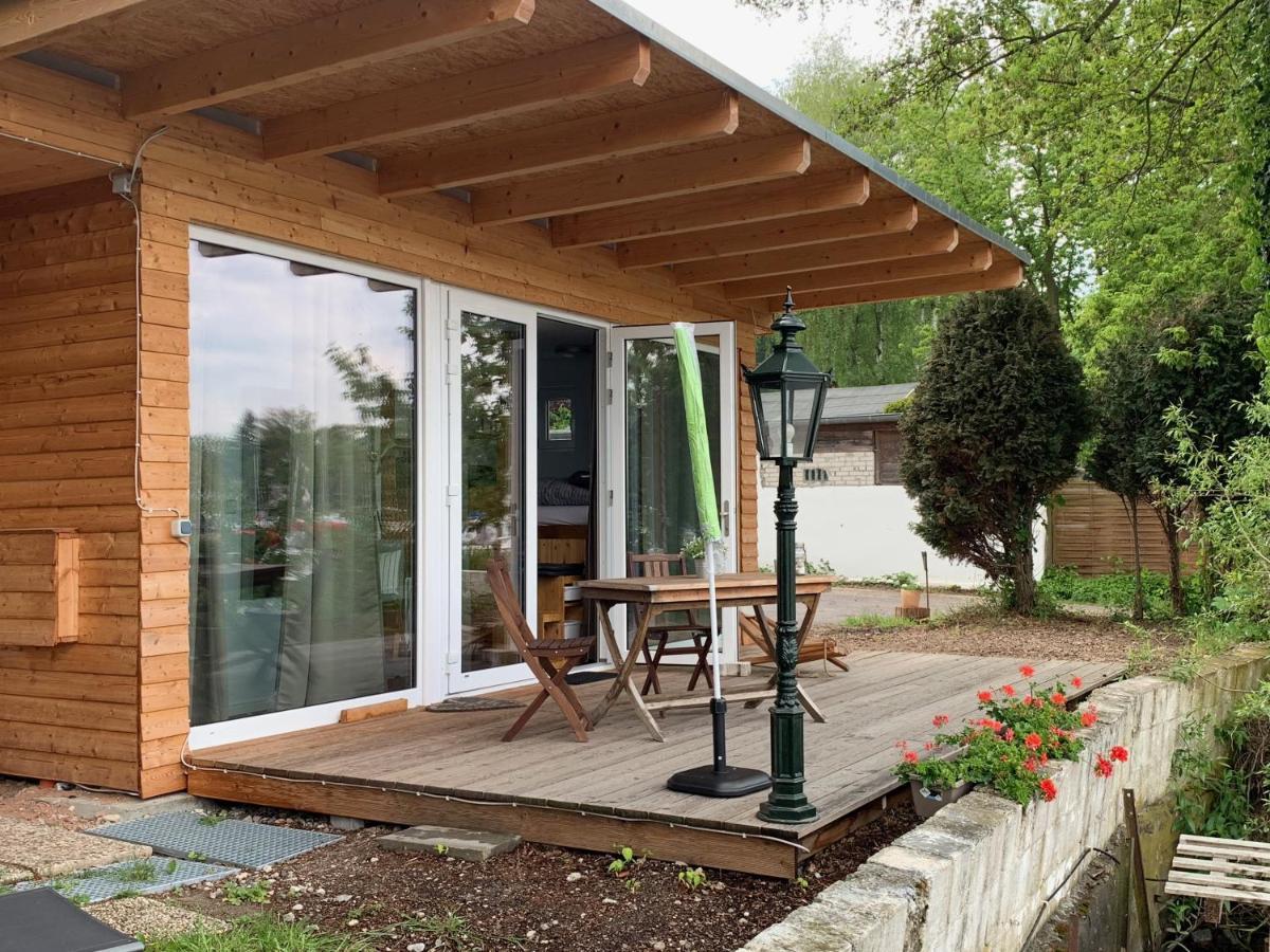Tiny House Oder Ferienwohnung Auf Der Sunset Marina Berlin Eksteriør billede
