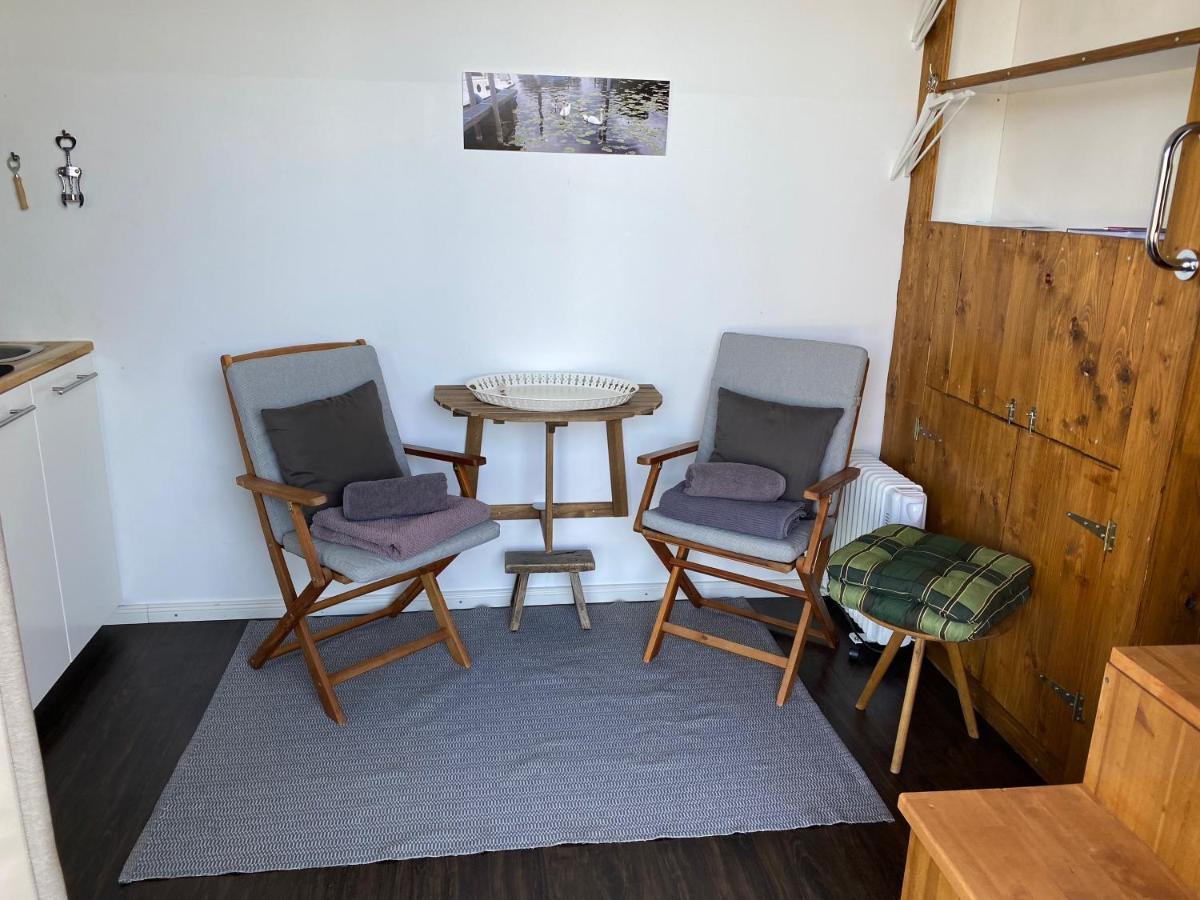 Tiny House Oder Ferienwohnung Auf Der Sunset Marina Berlin Eksteriør billede