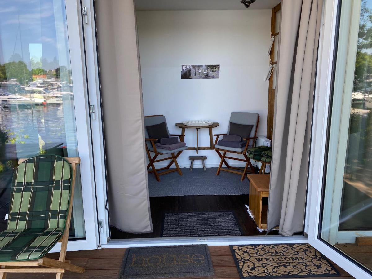 Tiny House Oder Ferienwohnung Auf Der Sunset Marina Berlin Eksteriør billede