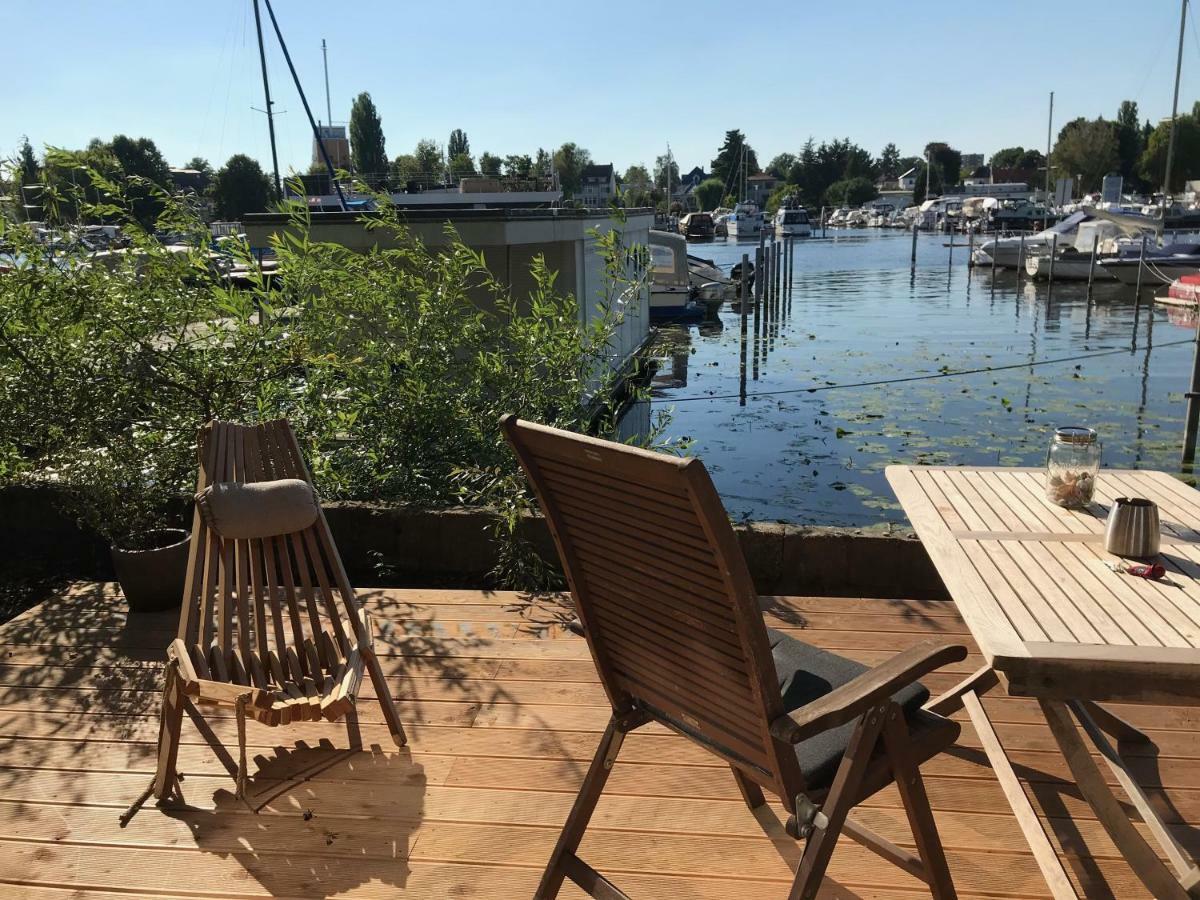 Tiny House Oder Ferienwohnung Auf Der Sunset Marina Berlin Eksteriør billede