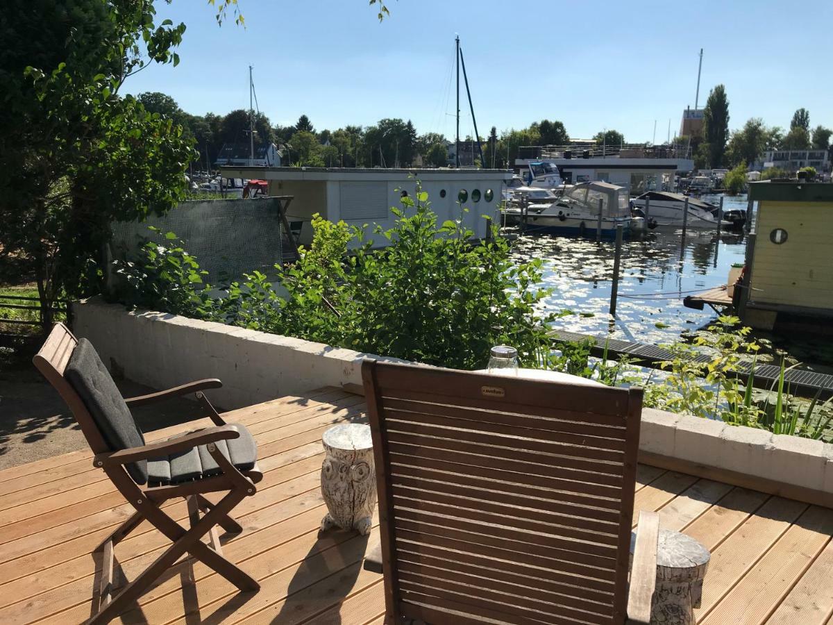 Tiny House Oder Ferienwohnung Auf Der Sunset Marina Berlin Eksteriør billede